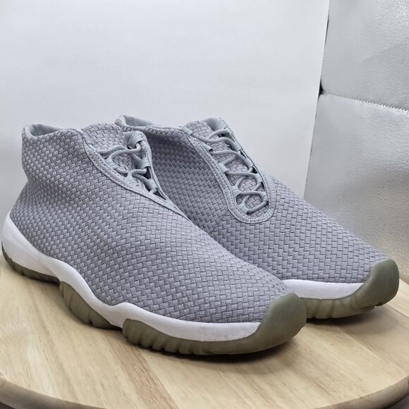 Nike Air Jordan Future Mens Size 12 Wolf Gray White Basketball Shoes Sneakers - Picture 5 of 9